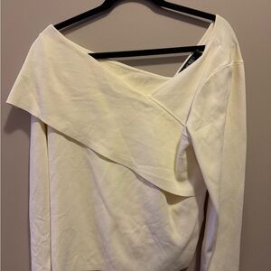 Lauren Ralph Lauren  Black Label Cream Top